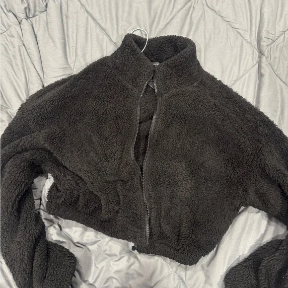 SHEIN Black Teddy Jacket - Picture 2 of 2